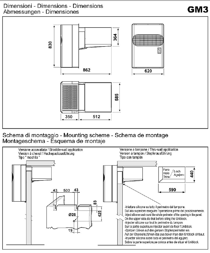 Kühlaggregate Monoblock Deckenstopfer