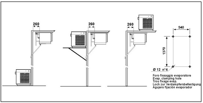 Split Refrigeration System With hermetic compressor